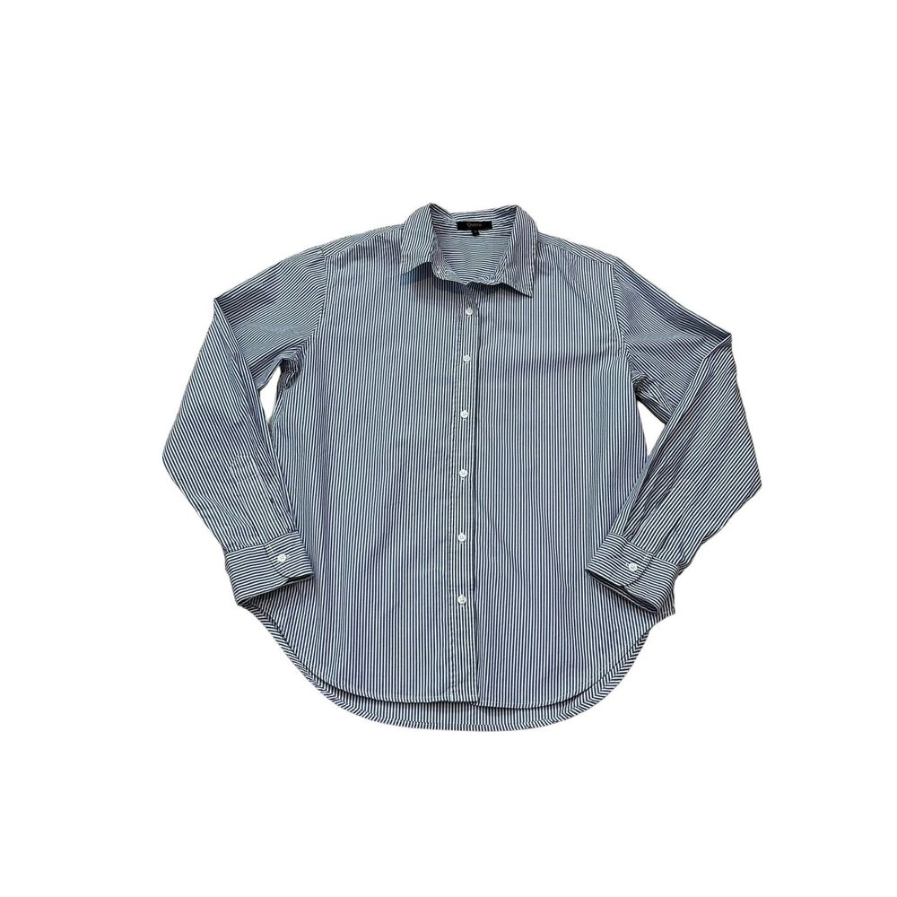 Quince 100% Organic Cotton Poplin Long Sleeve Shirt Size M